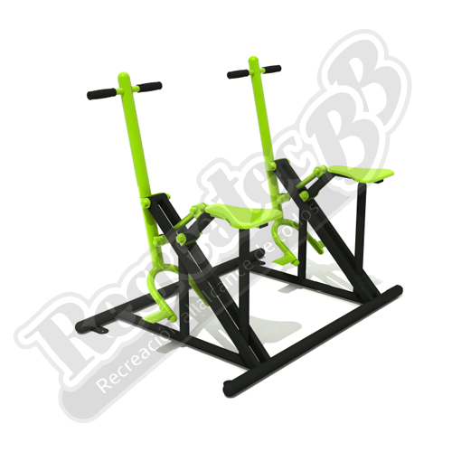 Imagen del Ejercitador Silla Lumbar Doble código RIBB-5f118A