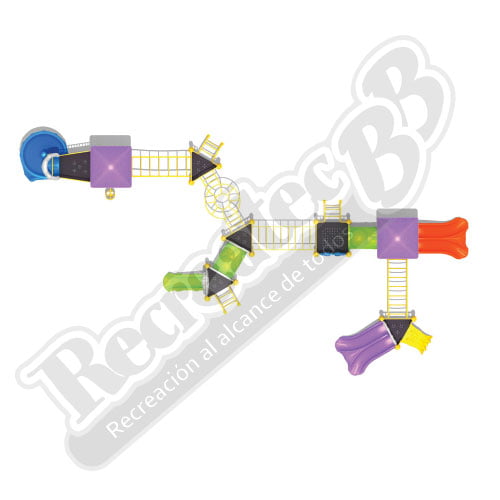 Imagen del Juego Infantil Modular código RIBB-2M300 Vista de Planta