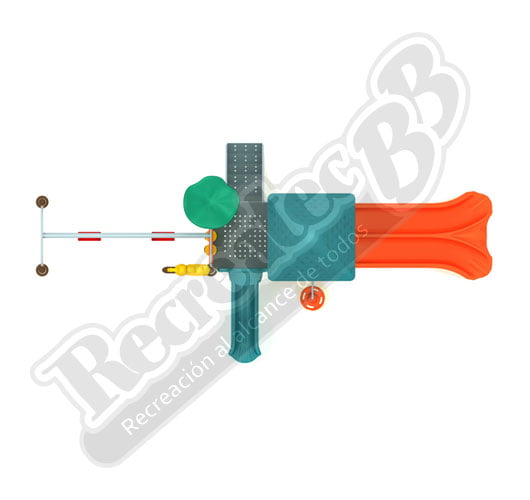 Imagen del Juego Infantil Modular RIBB-2M24742 - Vista de Planta