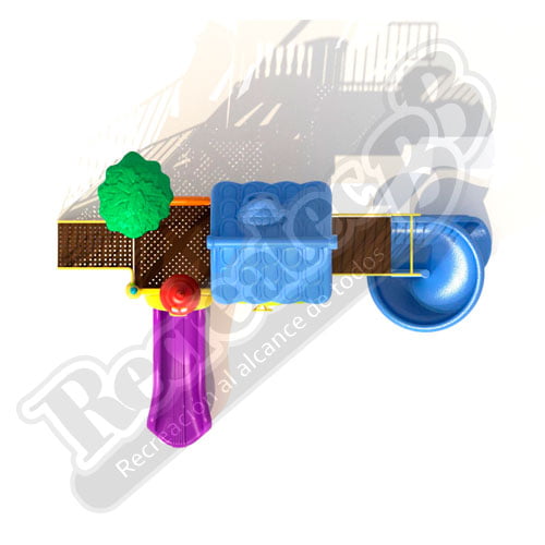 IMG Juego Infantil Serie Mini código RIBB-2M748 Vista de Planta