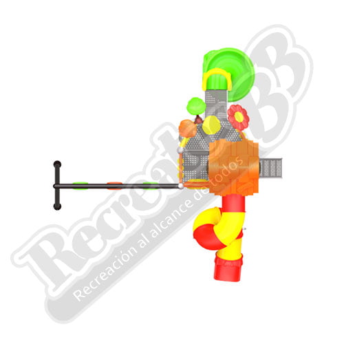 Imagen Juego Infantil Temático código RIBB-2TH001 - Vista de Planta