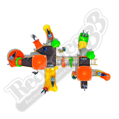 Juego Infantil Serie Music código RIBB-2TK150 - Vista de Planta