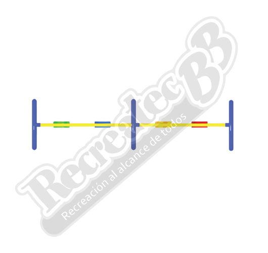 Imagen del Columpio para Cuatro Niños de Uso Rudo RIBB-3i559 | Vista 02