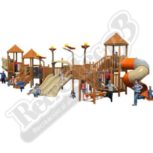 Imagen del Juego Infantil Macroestructura de Madera RIBB-MA025 | Recreatec BB