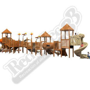 Imagen del Juego Infantil Macroestructura de Madera RIBB-MA025 | Vista 02