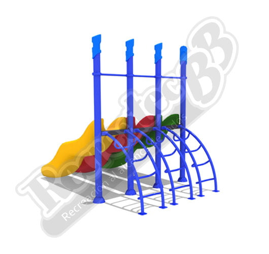 Imagen de Resbaladilla Infantil Triple RIBB-3i135 | Vista 03