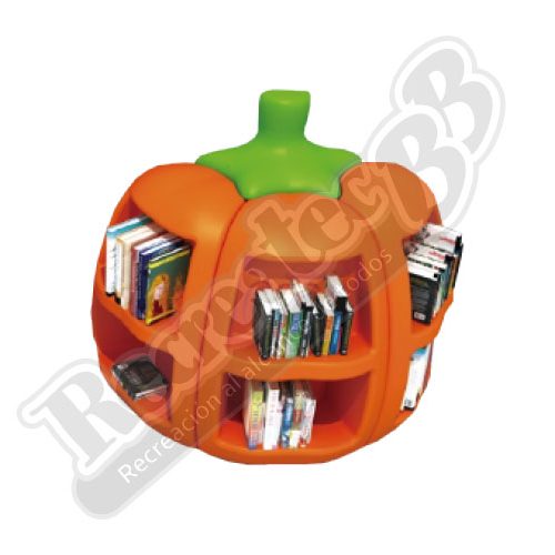 Librero infantil tipo calabaza código RIBB-6u585 Imagen de Librero infantil tipo calabaza código RIBB-6u585