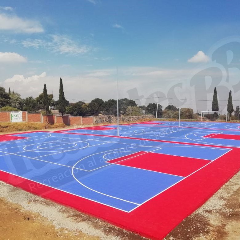 Imagen de Superficie deportiva de piso entrelazado código Ribb-s037 Vista03