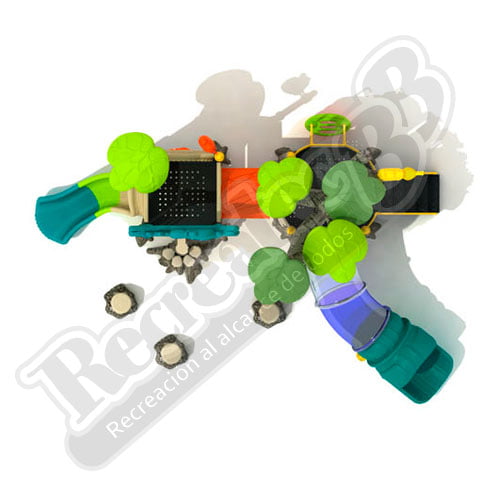 Juego Infantil código RIBB-2TAR008 Vista de Planta