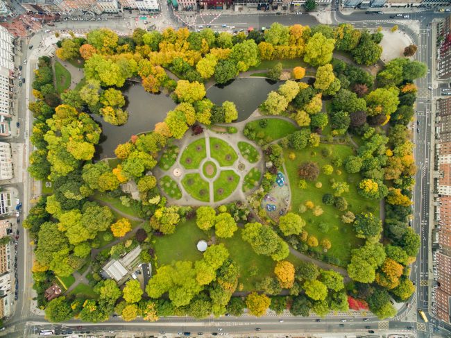 Park in Dublin St Stephen’s Green aerial