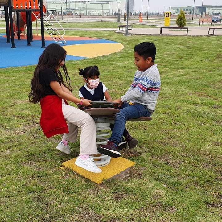 niños en recreo