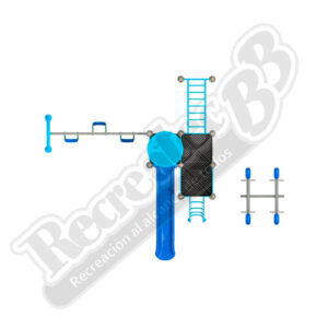 Imagen del Juego infantil Modular código RIBB-2M1027 Vista de Planta