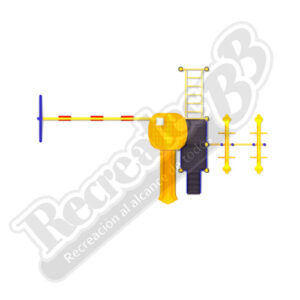 Imagen Vista de planta Juego Infantil Mini código RIBB-2m339