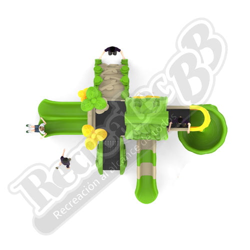 Juego infantil RIBB-2TB013 Vista de Planta