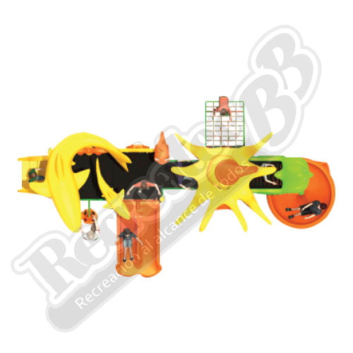 Imagen del Juego Infantil Temático RIBB-2TM750 | Recreatec BB - Vista 02