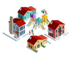 Juegos Infantiles para Fraccionamientos Imagen de Juegos infantiles para fraccionamientos y residenciales en México