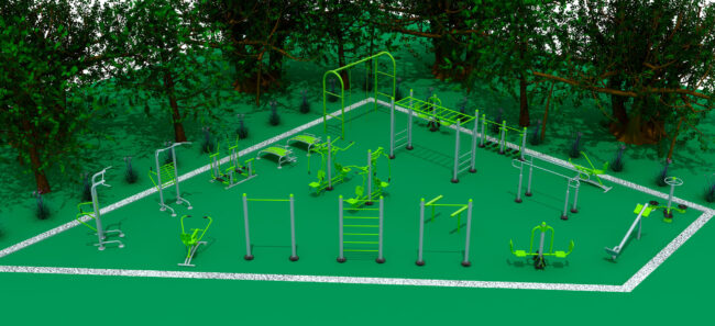 Imagen de Circuito de Ejercitadores al aire Libre