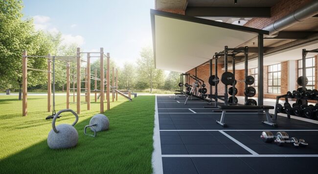 Imagen de Gimnasios al aire Libre vs gimnasios tradicionales