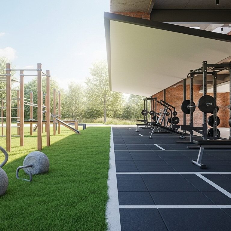 Imagen de Gimnasios al aire Libre vs gimnasios tradicionales