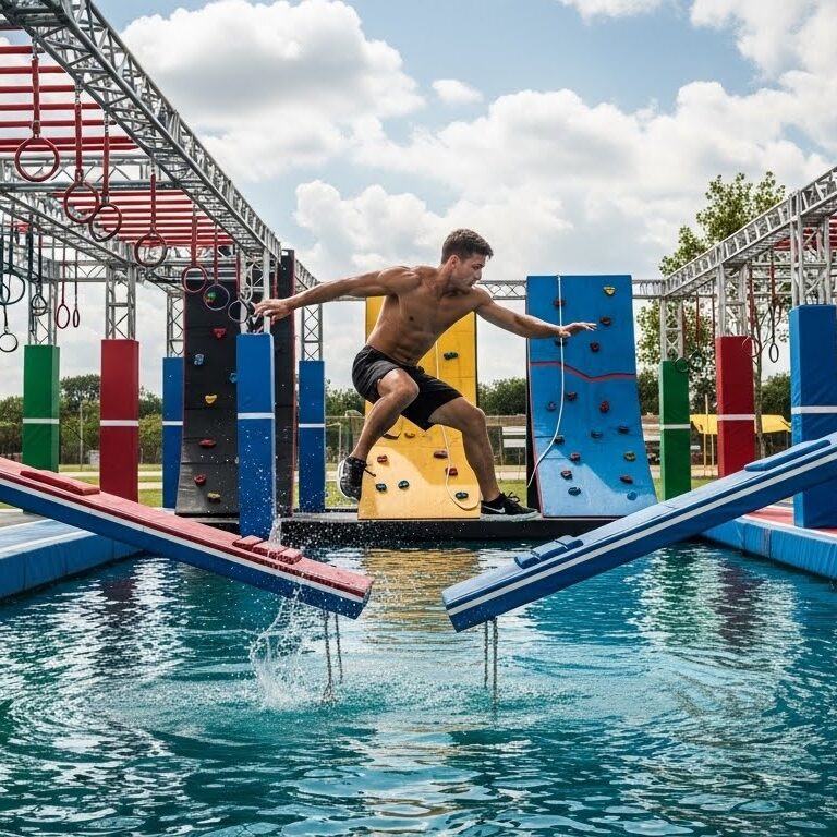 Imagen de Qué es un circuito de Ninja Warrior y qué necesitas para crear uno