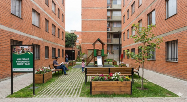 Mini parques o pocket parks Imagen de Mini parques o pocket parks