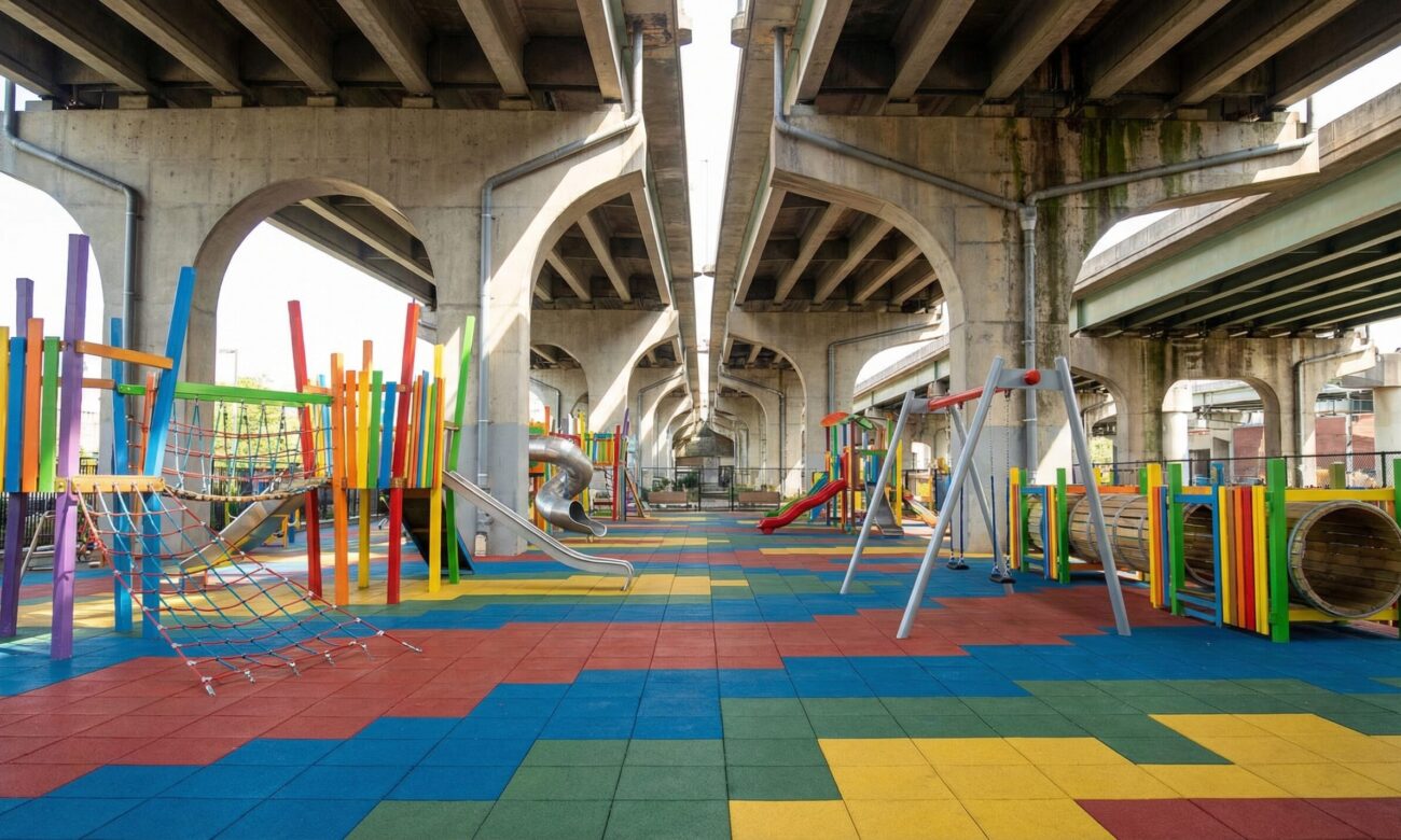 Imagen de Bajo puentes como escenarios recreativos y deportivos