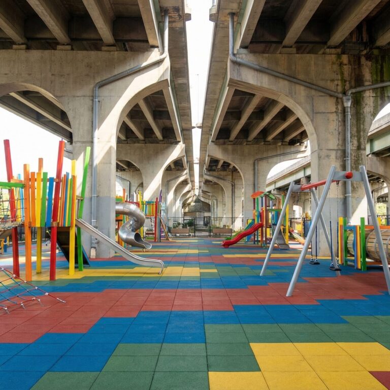 Imagen de Bajo puentes como escenarios recreativos y deportivos