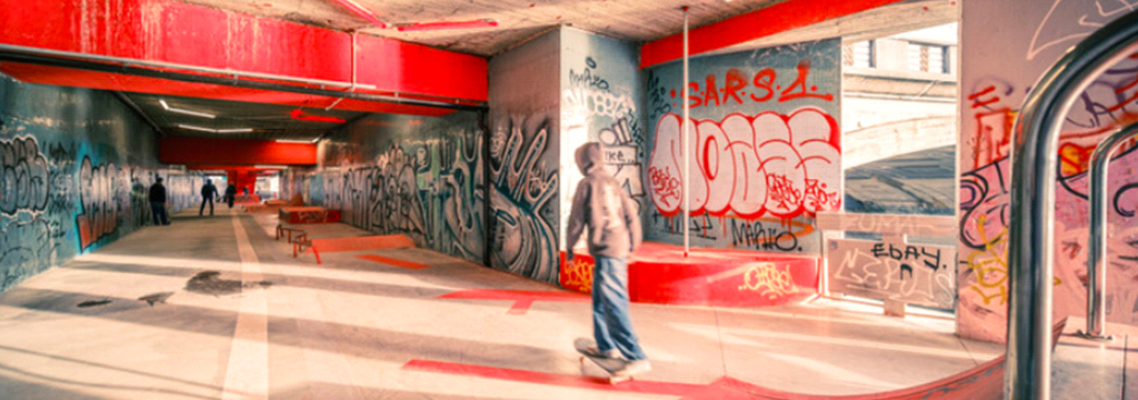Imagen de Skateparks en bajo puentes