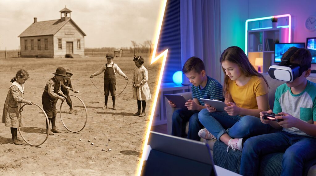 Juegos Infantiles de Antes vs Juegos de Hoy