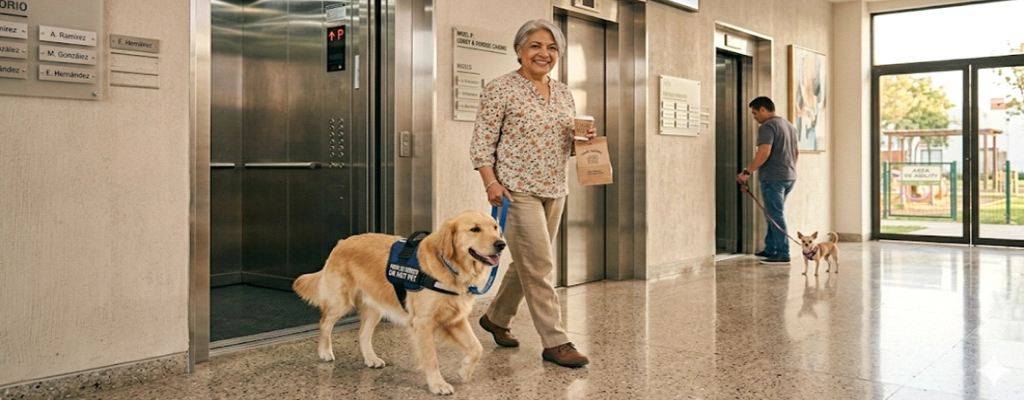 Imagen de Mascotas y animales de servicios para adultos mayores