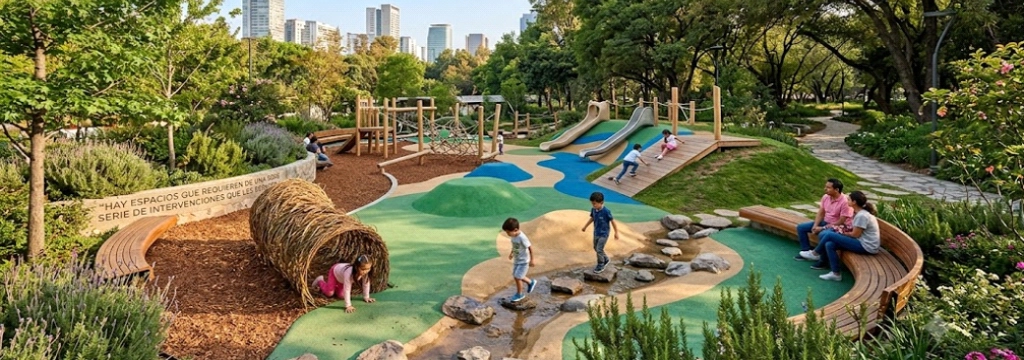 El paisajismo en áreas infantiles Imagen de el paisajismo en áreas infantiles