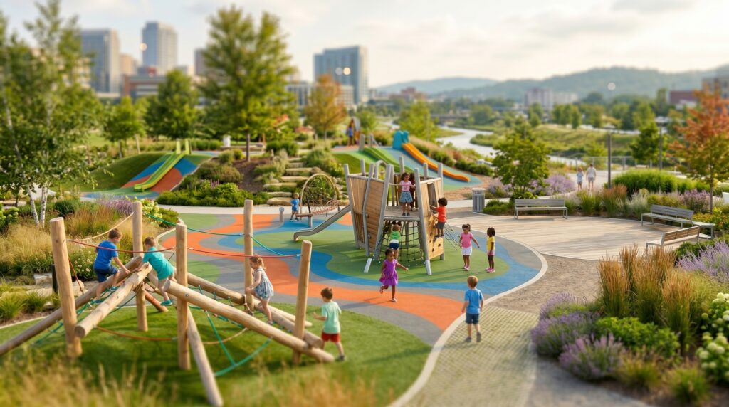 Imagen de Paisajismo para áreas infantiles