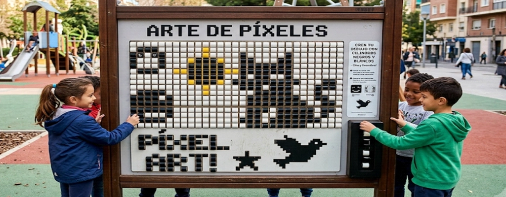 Imagen de Paneles con bloques cilíndricos