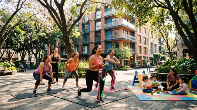 Entrenamientos al aire libre para mamás ocupadas Imagen de Entrenamientos al aire libre para mamás ocupadas