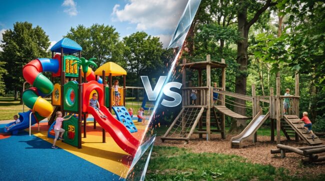 Juegos de plásticos vs juegos de madera Portada de Juegos de plásticos vs juegos de madera