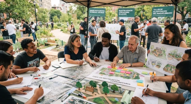 Diseño participativo de los parques urbanos locales