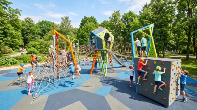 Juegos de escalada para niños y adolescentes Imagen de Juegos de escalada para niños y adolescentes